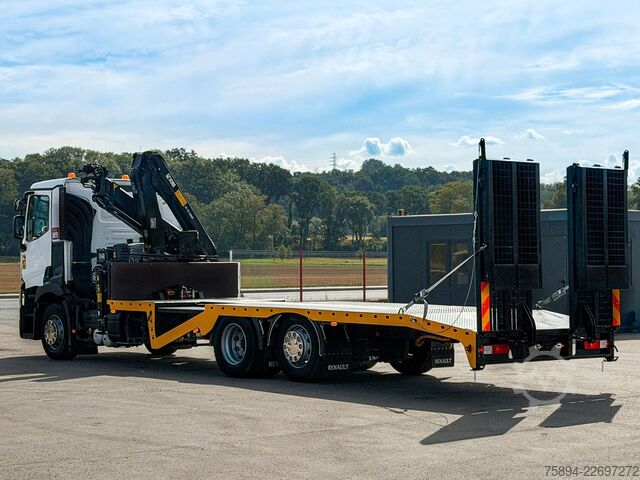 Tow truck RENAULT T 380 Abschleppwagen 8,00 m HIAB 111 B-2 + FUNK