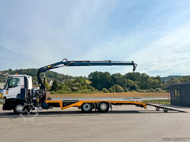 Truck mounted crane RENAULT T 380 Abschleppwagen 8,00 m HIAB 111 B-2 + FUNK