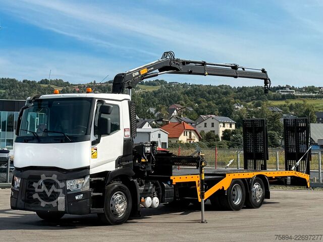 Truck mounted crane RENAULT T 380 Abschleppwagen 8,00 m HIAB 111 B-2 + FUNK