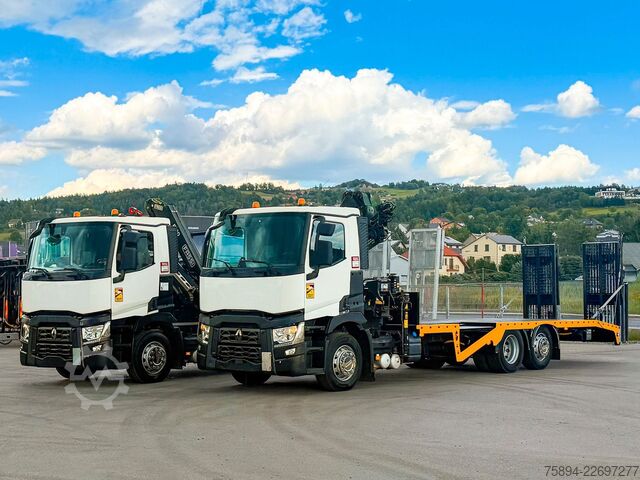 Truck mounted crane RENAULT T 380 Abschleppwagen 8,00 m HIAB 111 B-2 + FUNK