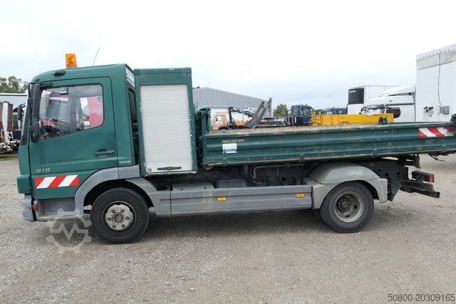 Furgão basculante MERCEDES-BENZ 816 K Atego 4x2, 3. Sitz, 2x AHK, Diff-Sperre