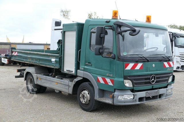 Furgão basculante MERCEDES-BENZ 816 K Atego 4x2, 3. Sitz, 2x AHK, Diff-Sperre