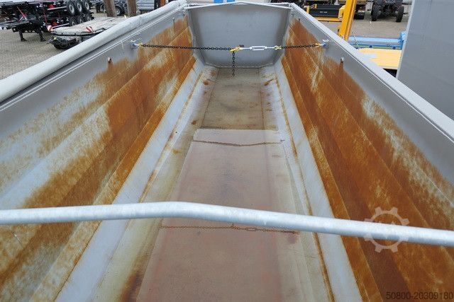 Semi-reboque basculante MEGA MNW, Stahl, Hardox, 25m³, SAF, Luft-Lift, Plane