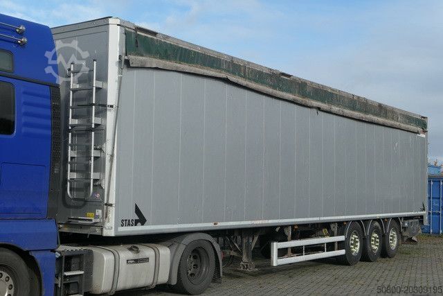 Semirreboque com piso móvel STAS S300ZX, 92m³, 10mm Boden, Funk, Wabco-Smartboard