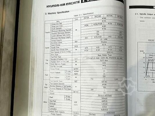 হরিজন্টাল লেদ মেশিন Hyundai-Kia SKT-28 ২০০৭ Hyundai-Kia SKT-28
