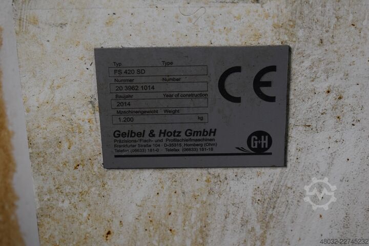 Surface grinding machine Geibel & Hotz FS 420 SD