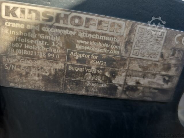  Kinshofer TL 600 mm KH 21 19-23 tn