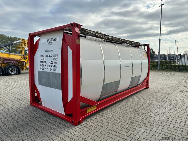 Gámli Van Hool 20FT  24.900L / 2 comp (2x 12.450L) / UN PORTAB...