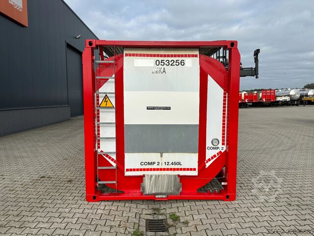 Contentor Van Hool 20FT  24.900L / 2 comp (2x 12.450L) / UN PORTAB...