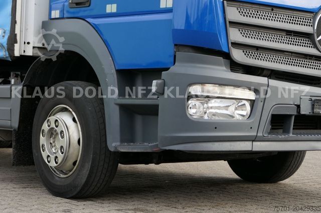 Flatbed truck with tarp MERCEDES-BENZ Atego Pritsche Plane 12t LBW Euro 6