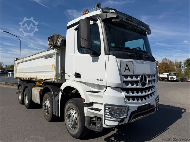 Trostani kiperski kamion MERCEDES-BENZ Arocs 4143 8X4/ 3S Kipper Meiller 41t RETARDER