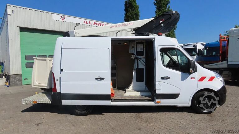 리프팅 플랫폼 Renault Master 10,5 m,3 SEATS, KLUBB, 3500 kg, euro6