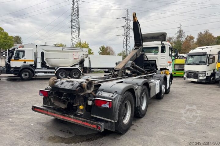Camion benne à bras amovible MAN TGS 35.480 8x4 Hiab 26T