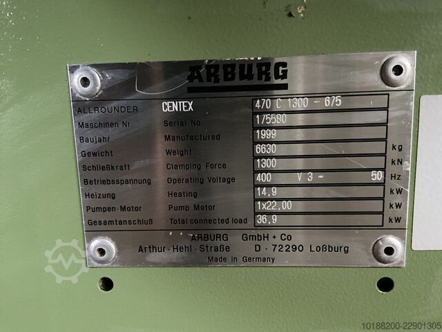 Mašina za brizganje plastike Arburg ALLROUNDER 470 C