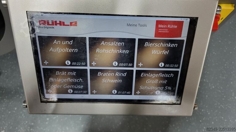 Meat processing machine Tumbler Poltermaschine Rühle MPR-220