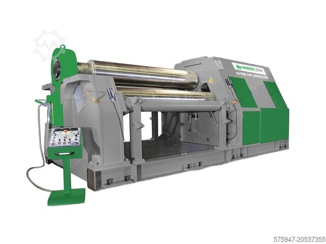 1550X9MM - 4 TOP HYDRAULIC CYLINDER PLATE ROLL BENDING MACHINE CRONOSSTECH SHSB 4R 1550X180