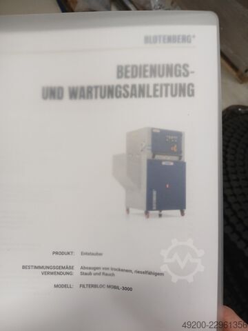 Odsávač prachu Blotenberg FILTERBLOC MOBIL-3000