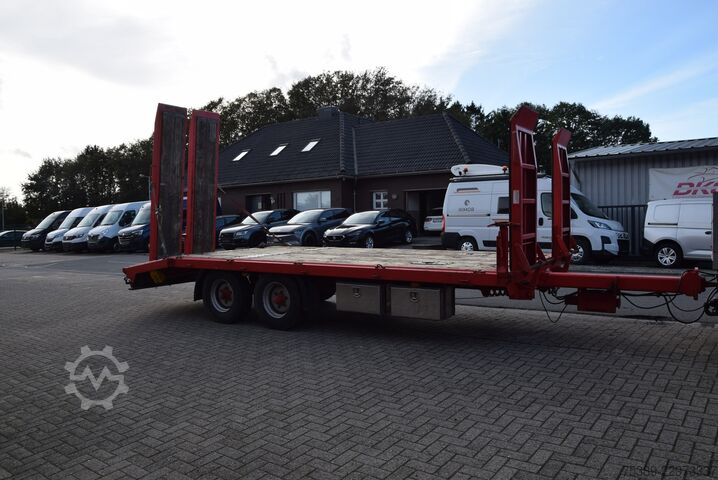 Matala lavetti perävaunu Müller-Mitteltal Tandem Tieflader Rampen 10000KG TÜV   HU NEU