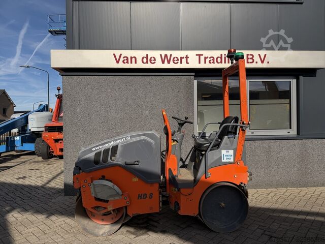 Hamm HD 8 VV Rouleau compacteur / Rouleau de route / Cylindre tandem 2019 Kubota Diesel HAMM HD 8 VV Trilwals / Road Roller / Tandemwalze 2019