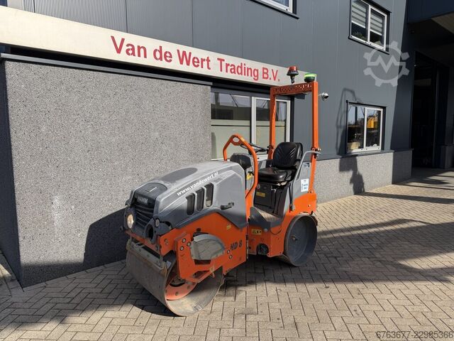 Hamm HD 8 VV Rouleau compacteur / Rouleau de route / Cylindre tandem 2019 Kubota Diesel HAMM HD 8 VV Trilwals / Road Roller / Tandemwalze 2019