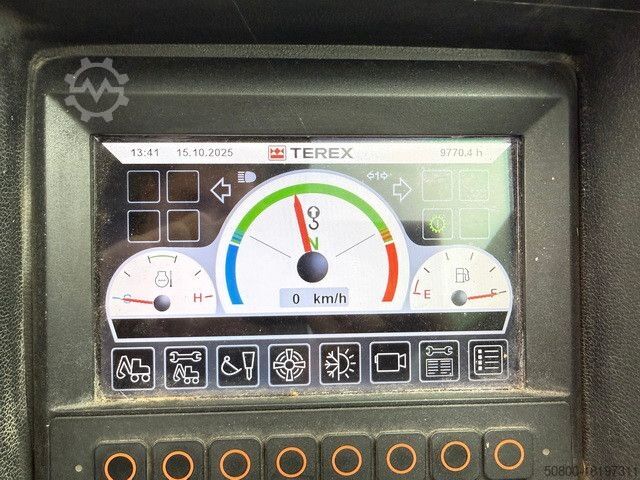 Escavadora sobre rodas TEREX TW 110, Schild, Pratzen, S.W.S, Knickausleger