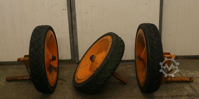 Tires with rims 3 pieces 