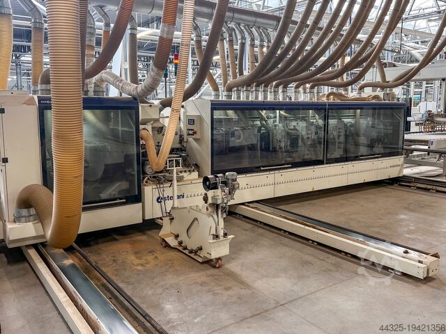 Ligne d'encollage et de traitement des chants SCM EVOLUTION C