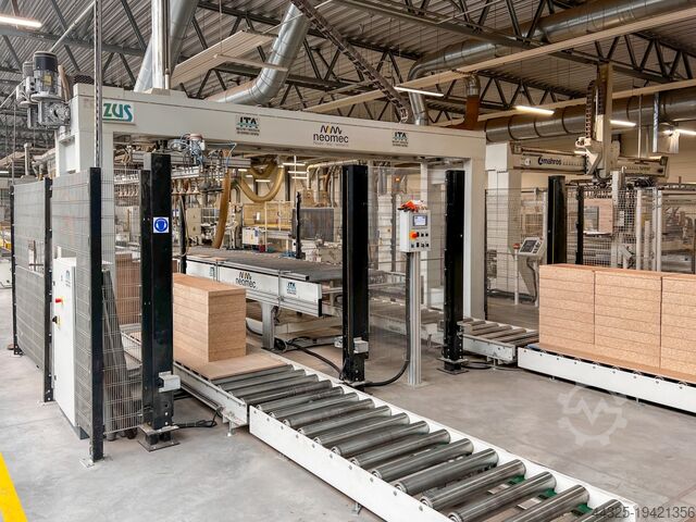 Ligne d'encollage et de traitement des chants SCM EVOLUTION C