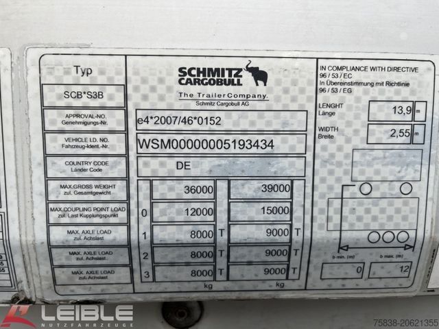 Полуприколка кутија SCHMITZ CARGOBULL SKO 24*Koffer Doppelstock*22 Balken*Code XL*
