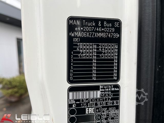 Tractora standard MAN TGX 18.510 BLS*XLX*2xTank*Standkl*453TKM*DTCO4.1