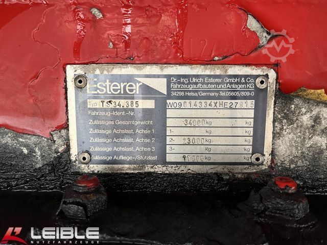Remorque-citerne semi-remorque Esterer TS34385*6 Kammern*Lift/Lenk*ADR FL/AT*