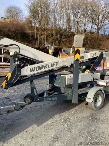 Nền tảng làm việc của trailer Paus GT 16 AG