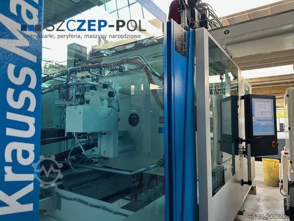 射出成形機 KraussMaffei KM 200-750 CX mit dem Roboter Wittmann-K