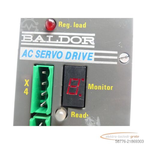 Komponenta Baldor DBSC1110-24-AAAW Servoantrieb INPUT ID/No: 27705D SN: 1397MG05202
