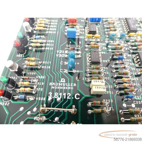 Hluti Baumüller LS 3.8112C Regler Platine