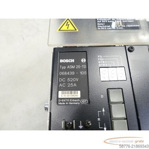 عنصر Bosch ASM 25-TD /  Servomodul SN: 001296345 ohne Steuerkarte