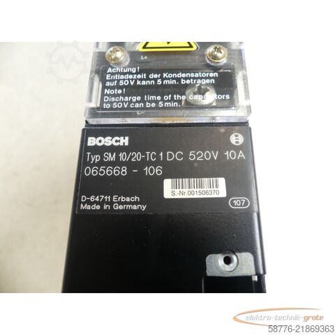 Komponenta Bosch SM 10/20-TC /  Servomodul SN: 001506370