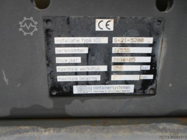 Kanca kasalı yük kamyonu (roll-off) MERCEDES-BENZ 2540 L/ 6x2/ ABROLLER