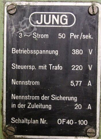 Flachschleifmaschine Jung F40
