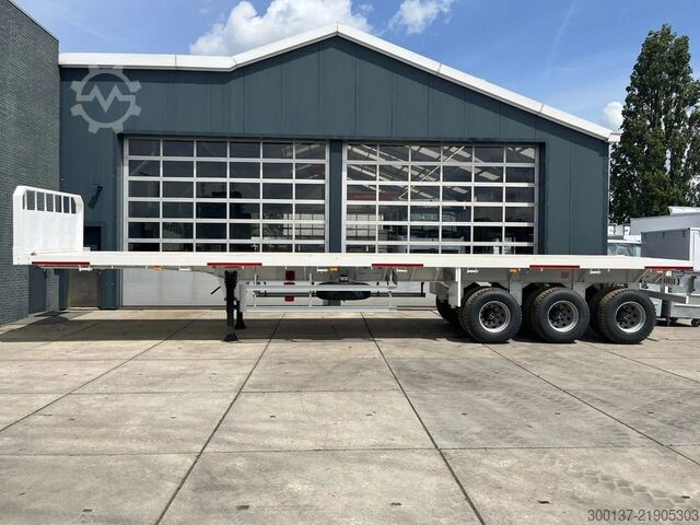 Caja plana CIMC 3-axle Flatbed Semi-Trailer