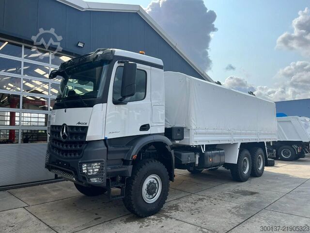 Lona corredera Mercedes-Benz Arocs 3340 A 6x6 Cargo Truck