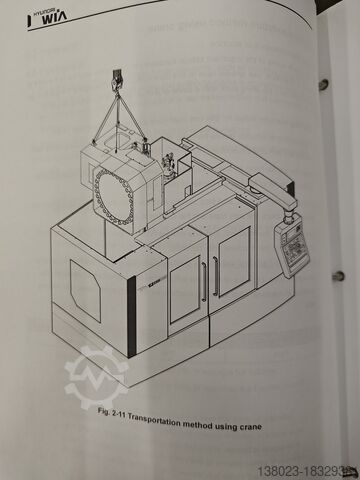 Centrum obróbkowe Hyundai Wia F500