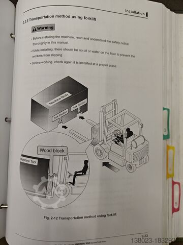 Centrum obróbkowe Hyundai Wia F500