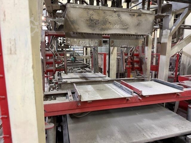 Betonsteinfertigungsanlage für Platten Henke Betonsteinproduktion/Platten