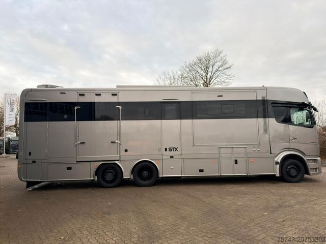 Cattle truck MERCEDES-BENZ 2653 STX 5 Pferde DOP. POP-OUT+POP-UP EXKLUSIVE