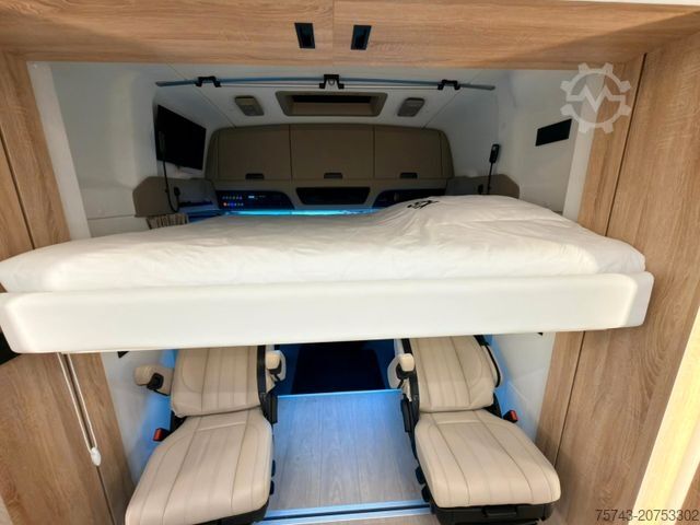 Cattle truck MERCEDES-BENZ 2653 STX 5 Pferde DOP. POP-OUT+POP-UP EXKLUSIVE