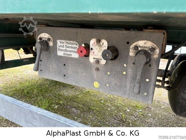 Remolque cisterna SPIER AGL290 Tank Öle Fette Entsorgung