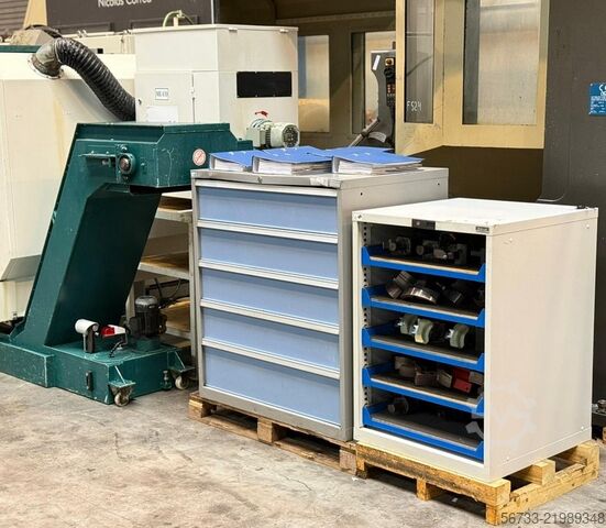 Cycle-controlled lathe MONFORTS RNC500  1500 x 300 mm