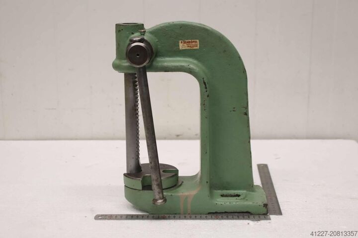 Drehdornpresse Zahnstangenpresse F.Schröpel Ausladung 125 mm