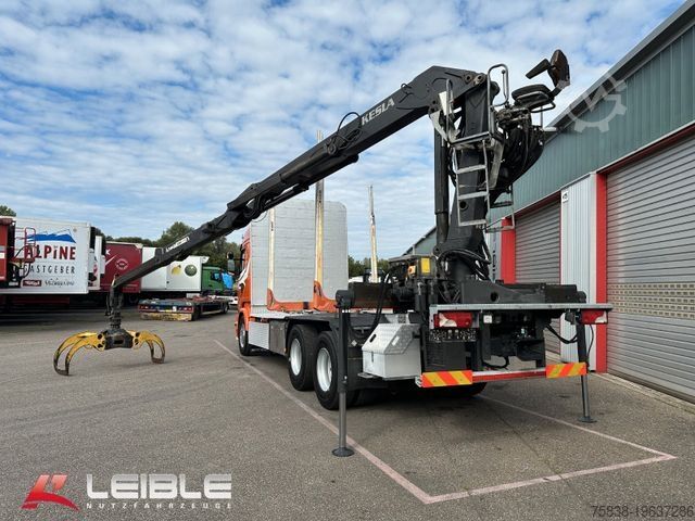 Autocamion pentru transport bușteni SCANIA R 580 6x4 HNB*Kurzholz*Kesla Kran*EXTE Rungen*